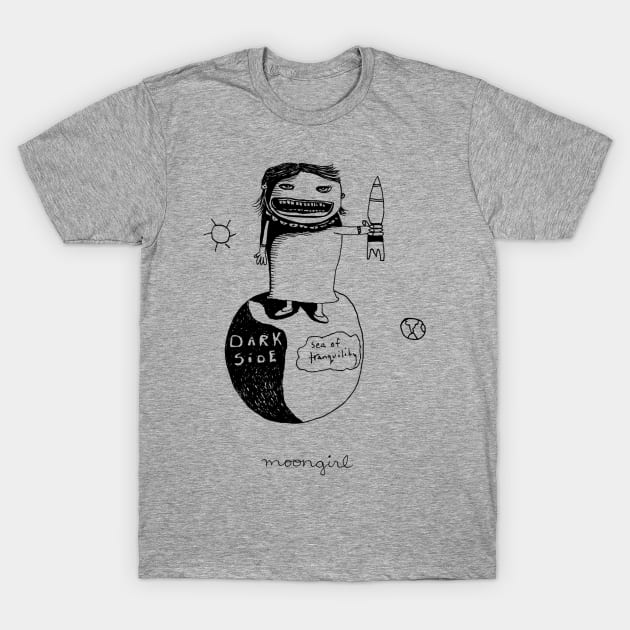 Moongirl T-Shirt by divadog